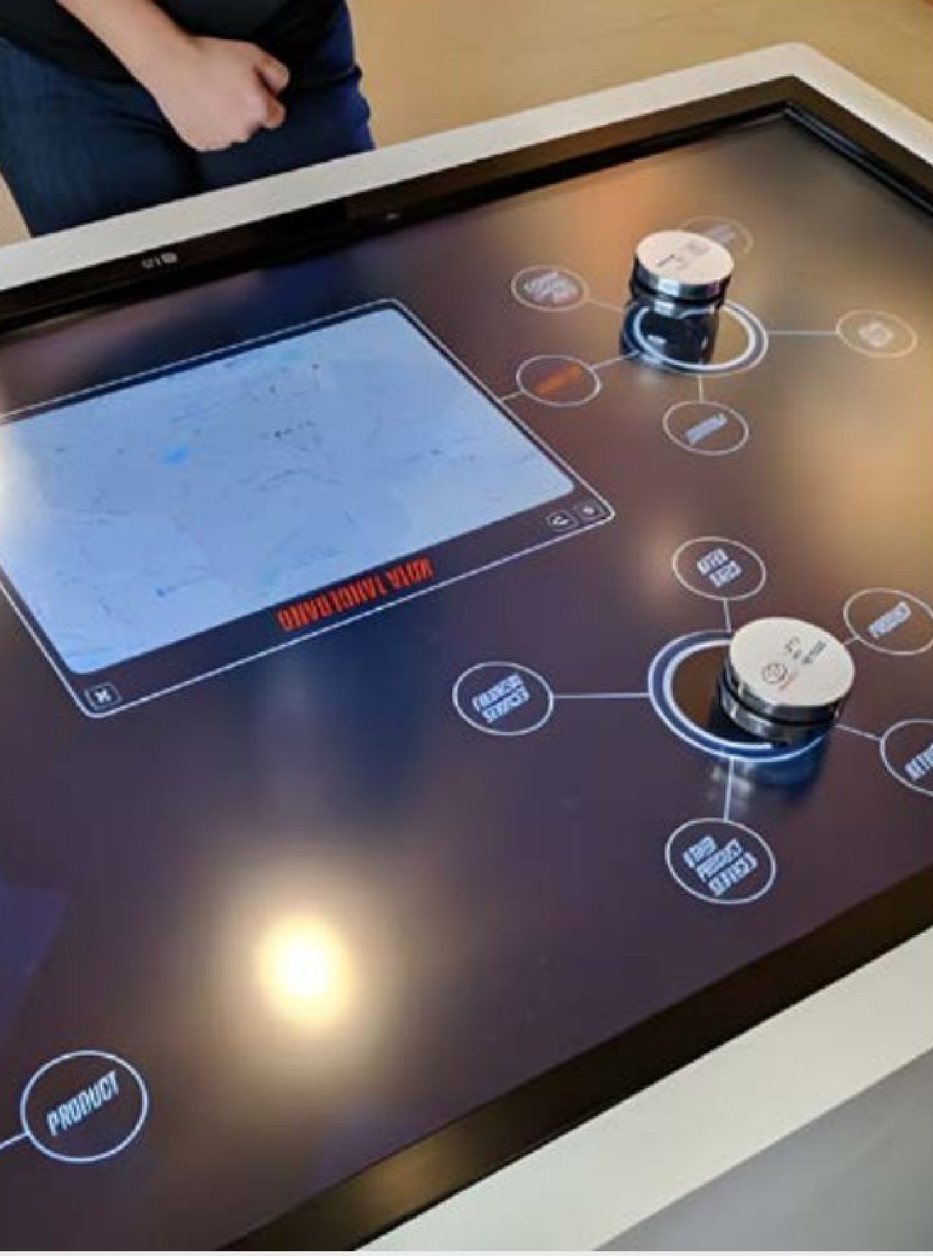 Meja interactive from portfolio Toyota Museum Angkut 2019