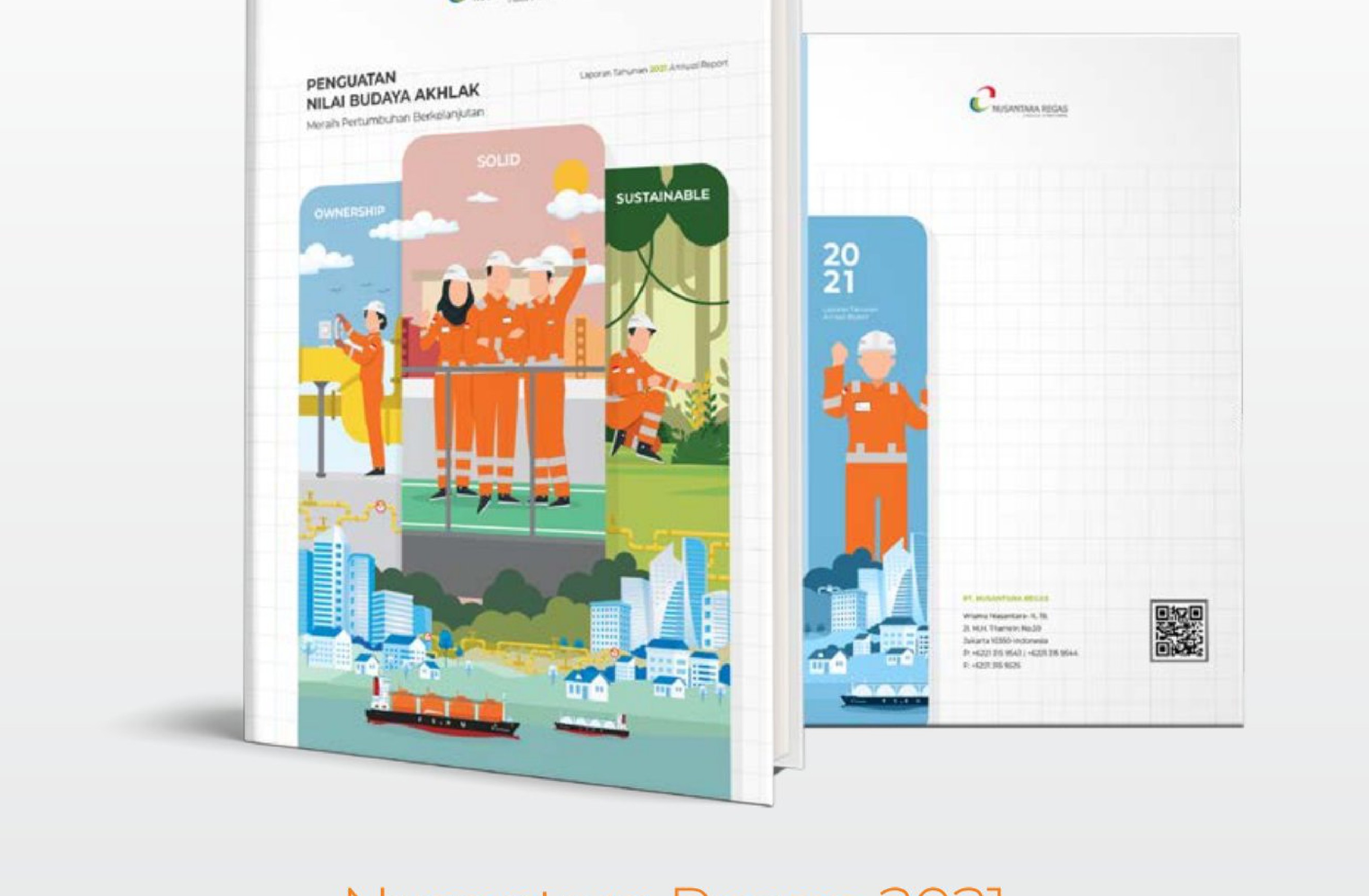 Nusantara Regas 2021 annual report cover
